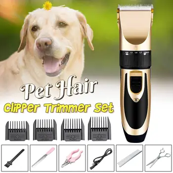 

Professional Pet Dog Hair Trimmer Animal Grooming Clippers Cutter Machine Cordless Shaver Electric Scissor Clipper Rechargeable