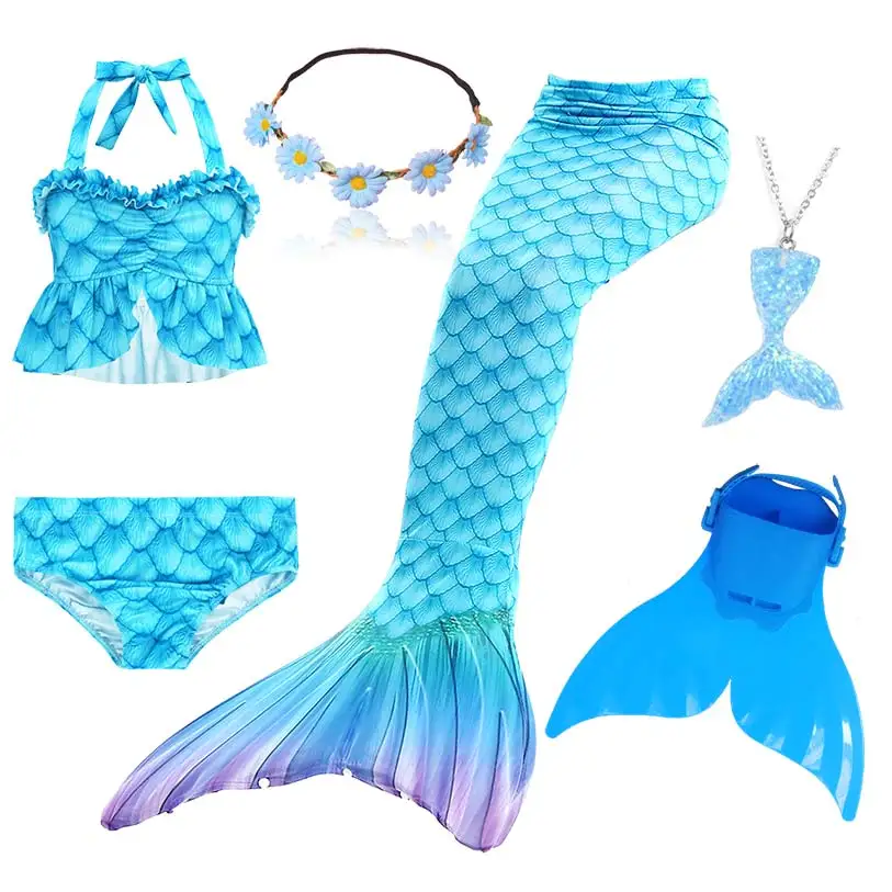 Cute Kawaii Mermaid Tail Costume For Girls
