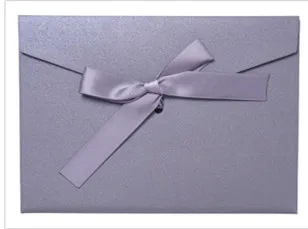 10 шт./лот, винтажные Ленточные перламутровые бумажные конверты, 12 цветов, крафт-конверт для свадебных приглашений, Подарочный конверт - Цвет: Short-Silver-White