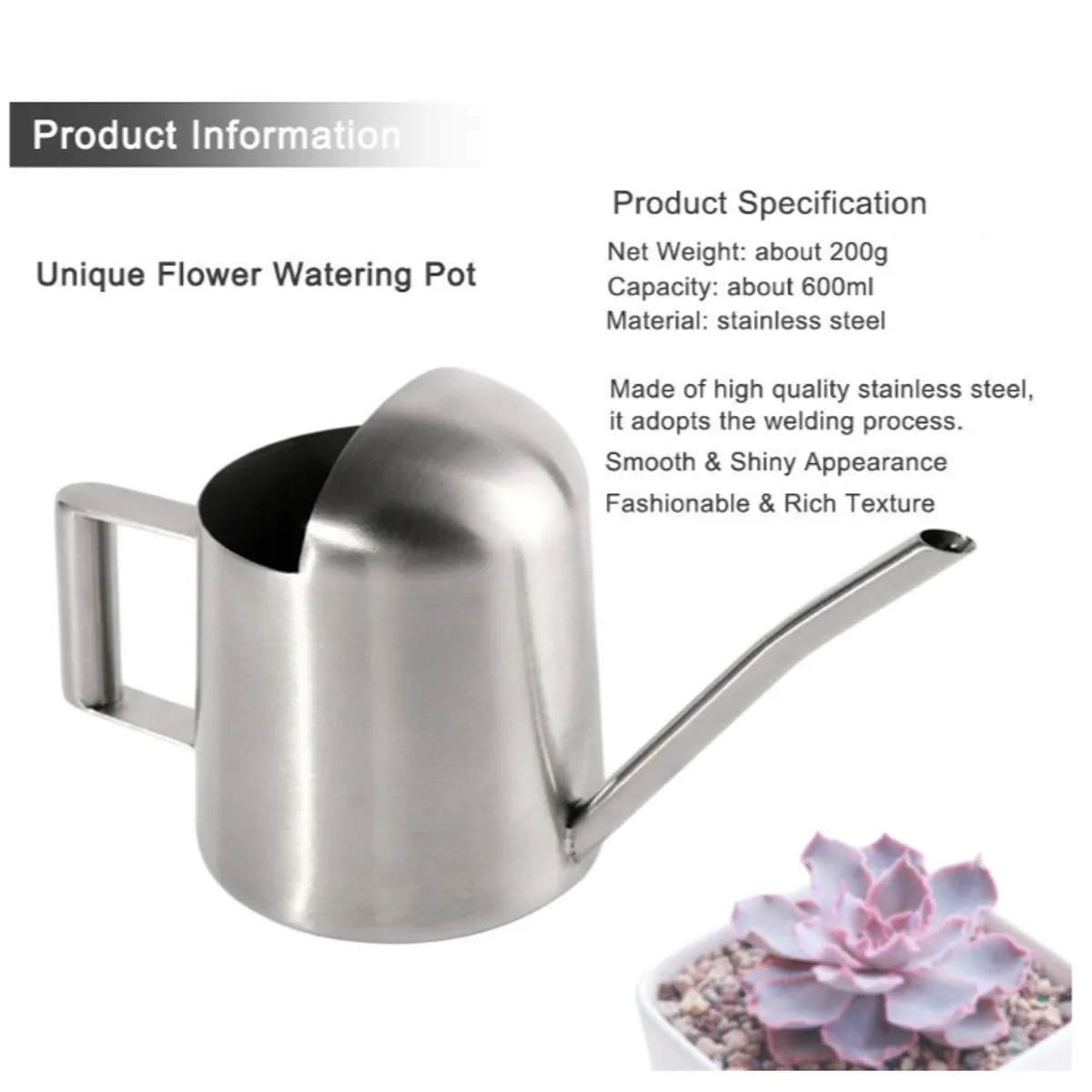 Бытовая нержавеющая сталь Лейка чайник садовая установка для бутылок с водой цветочный горшок