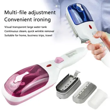 

Mini Portable Handle Brush Steamer Steam Iron Clip Electric Fast Heat Up for Clothes Horizontal Vertical Steaming New