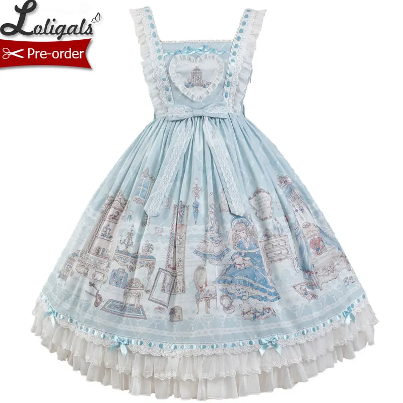 Lady's Room ~ Sweet Printed Lolita JSK Dress by