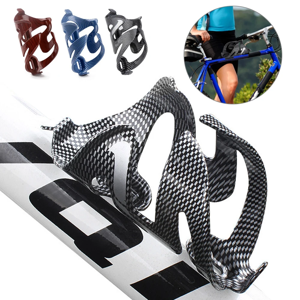 

Cycling Water Bottle Cage Carbon Fiber Holder Patterns Mountain Bicycle Bike Drink Bottle Holder Supporter 2020 New Accessories