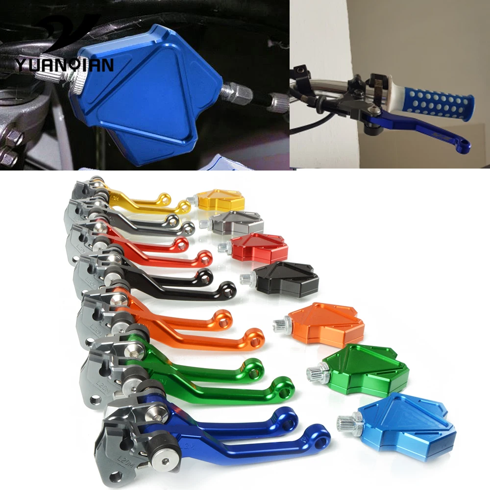 

With Logo Motorcycle CNC Pivot Brake Clutch Levers and motor Easy Pull Clutch Lever System FOR YAMAHA YZ426F YZ 426 F 2009-2018