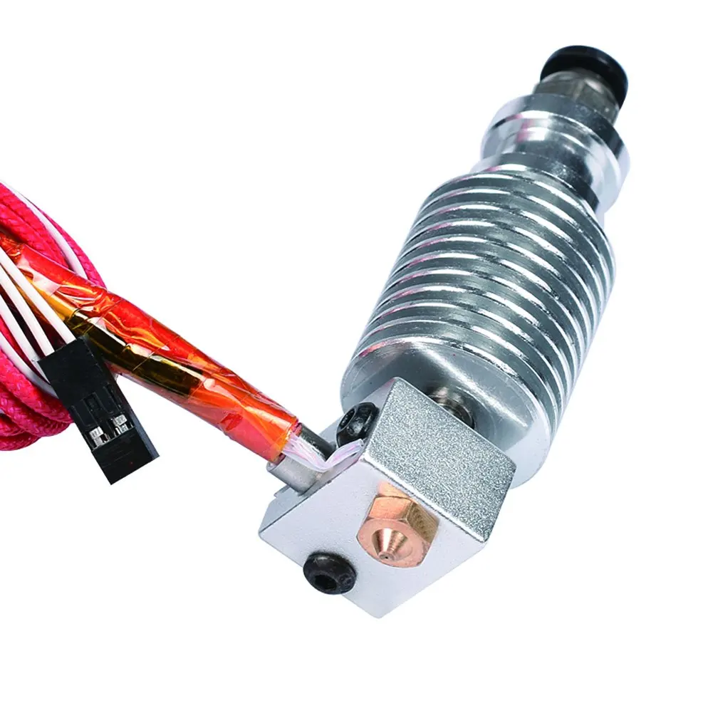 3d принтер J-Head Hotend с вентилятором для 1,75 мм 12 В V6 прямые нити Wade экструдер 0,4 мм сопло