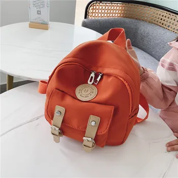 

Backpack Women Oxford Cloth Small Bag 2019 New Autumn Fashion Wild Fresh Contrast Color Mini Backpack Student School Bag