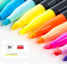Тонкая кисть маркер ручка хайлайтер Акварельная краска кисть набросок художественная надпись Кисть ручка манга Рисование Искусство Маркер школьные принадлежности