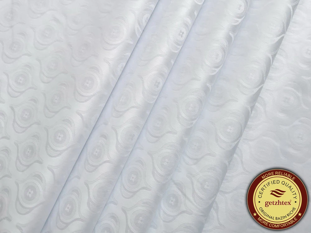 Высококачественная морская парчовая ткань Белоснежка Shadda Damask Bazin Rich GetzhTex 10