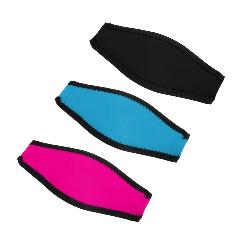 3PCS Universal Neoprene Scuba Diving Snorkel Comfort Mask Strap Wrap Cover
