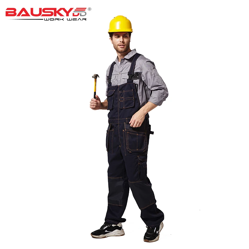 Uniform Mens Working Coveralls Workwears Industry Uniforms Cloths Engineering Mechanic Workwear Polyester denim | Мужская одежда