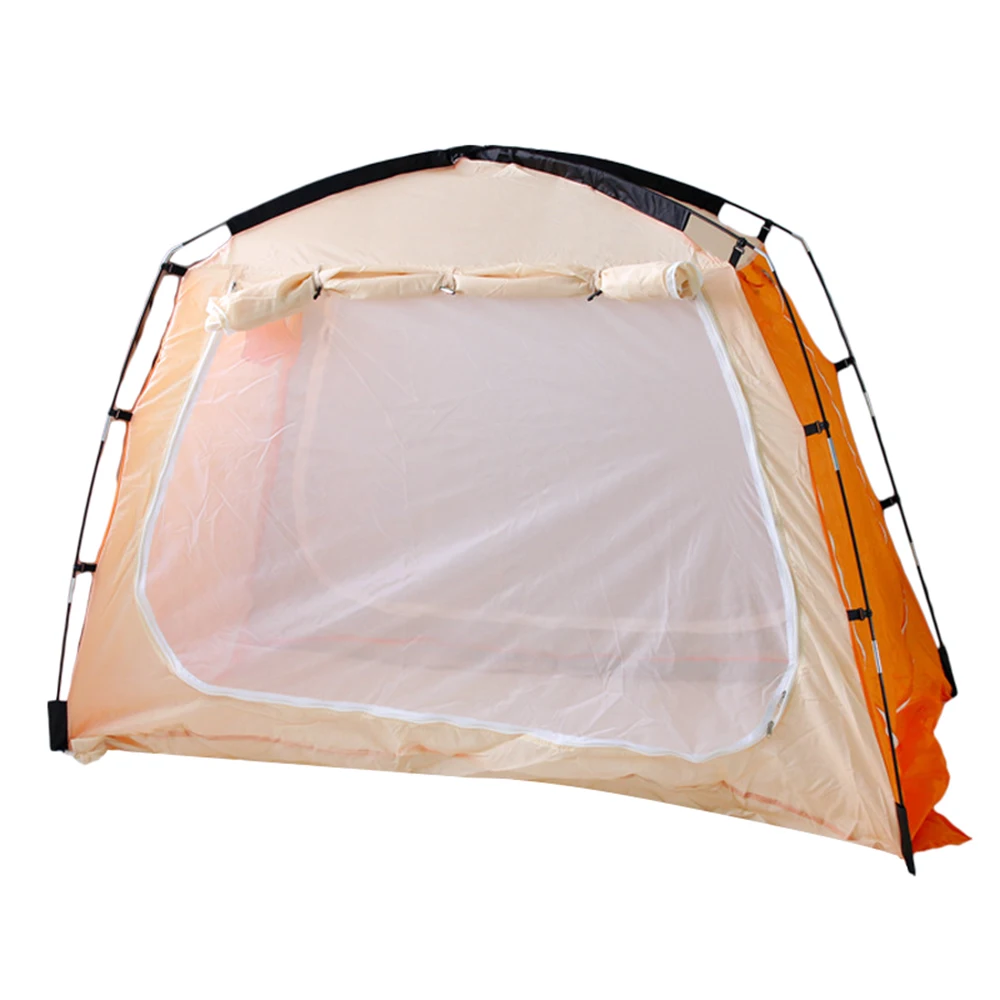 Навес для кровати, палатка, кровать для помещений, практичная прочная палатка, алюминиевый полюс, анти-снег, семейная палатка для дома, для уютного сна, теплая