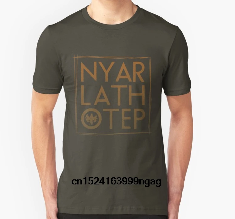 Модная крутая Мужская футболка женская забавная футболка nyarltathotep индивидуальная Футболка с принтом