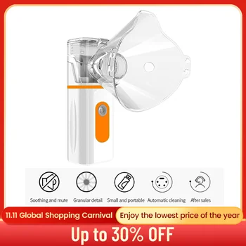 

Handheld Nebulizer Ultrasonic Micronet Adjustable Portable Nebulizer for Child Adult Steaming Devices Nebulizador Portatil