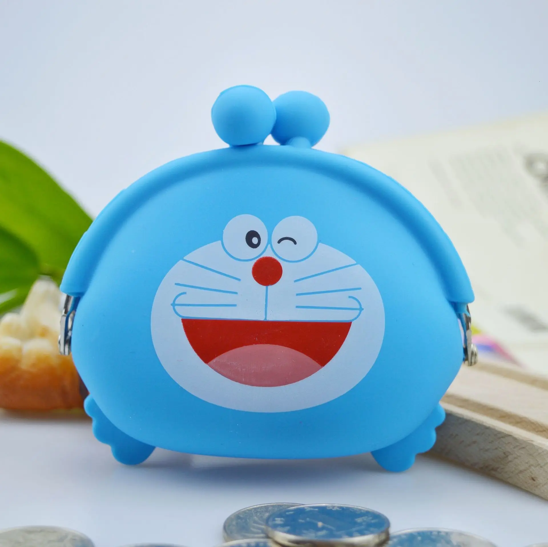 New Fashion Lovely Kawaii Candy Color Cartoon Animal Women Girls Wallet Multicolor Jelly Silicone Coin Bag Purse Kid Gift#EDS - Цвет: SmilingfaceDingDing