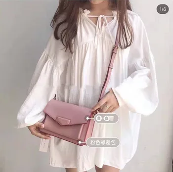 

2020 Small Square Bag Commuter Style Solid Color Shoulder Bag Triangle