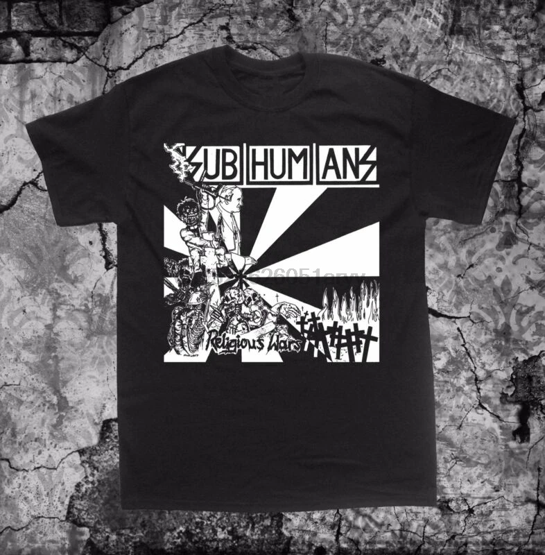 Subhumans T Shirt Leftover Crack Crass 