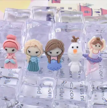 

kawaii Resin Flatback Resin Cartoon Princess Diy Material Accessories Clay Charms Playdough Tools Learning Toys for Children