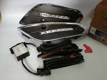 

LED DRL daytime running light for Volvo S60 2011-13 with dim and off control + EU certification, top quality