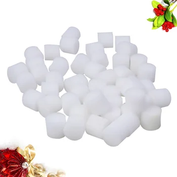 

100PCS 30mm Planting Seedlings Sponges Moisturized Soilless Hydroponic Sponge Vegetables Cultivation Gardening Tools (White)