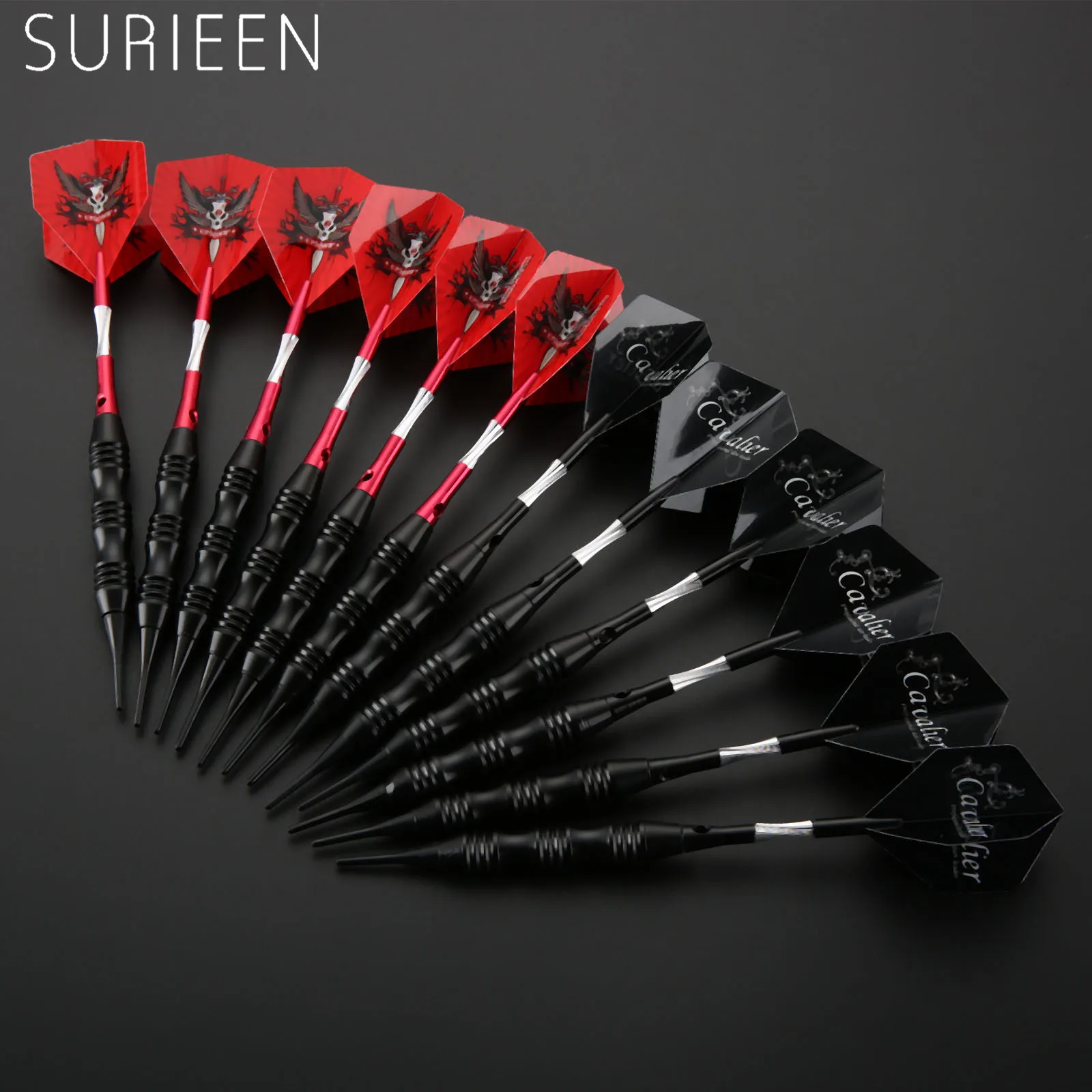 3 Pcs/Box Professional 20g Electronic Dart Set Soft Needle Tip Straight Darts - Aluminum Alloy Shaft & 18g Barrel Nice Flights | Спорт и