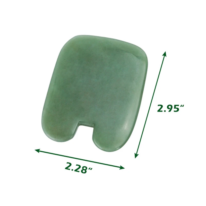 Concave Shape Зеленый кварц Jade Guasha доска натуральный камень скребок китайский Gua Sha инструменты для лица шеи спины тела Иглоукалывание давление терапия - Цвет: Concave Shape