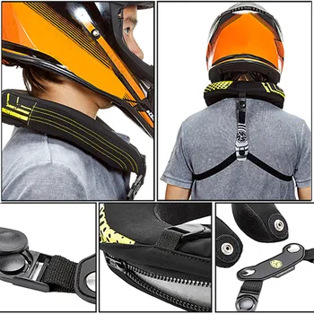 

New Neck Protector Motorcycle Cycling Guard Sport Bike Gear Long-Distance Racing Protective Brace Guard Motocross Helmet Guard