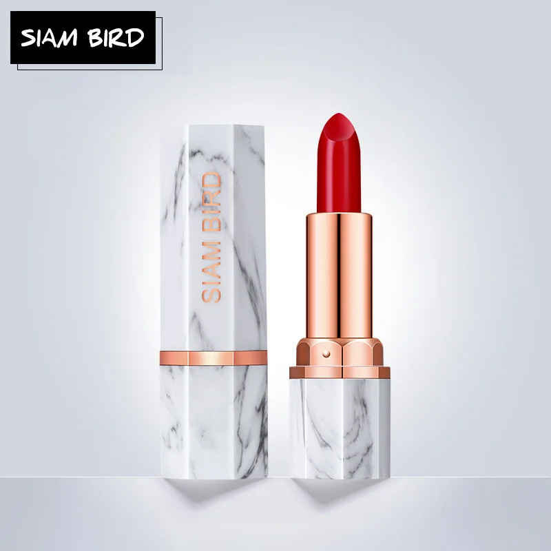Матовая помада Siam Bird, стойкая для женщин, макияж, Звездный оттенок, блеск для губ, водостойкие помады, красная помада для губ, корейская косметика