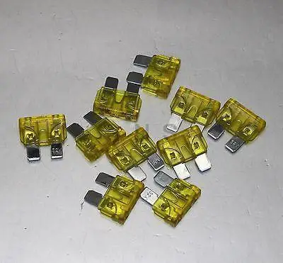 

ATC BLADE FUSE 20 AMP 100pc LOT 20A FUSES SKF-03-20A