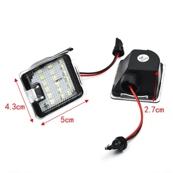 

Error Free LED Side Mirror Puddle Light For Ford Mondeo MK4 IV 07-14 18-SMD 12VD