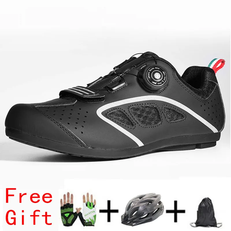 

Boodun Ultralight Rubber Sole Non Lock MTB Cycling Shoes Breathable Non-Slip Road Bike Bicycle Shoes Athletic Racing Sneakers