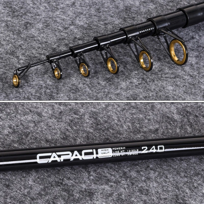 Portable Travel Sea Fishing Pole High Quality Carbon Fiber Spinning Fishing Rod 1.8m/2.1/2.4m/2.7m/3.0m Telescopic Fishing Rods Portable Travel Sea Fishing Pole High Quality Carbon Fiber Spinning Fishing Rod 1.8m/2.1/2.4m/2.7m/3.0m Telescopic Fishing Rods