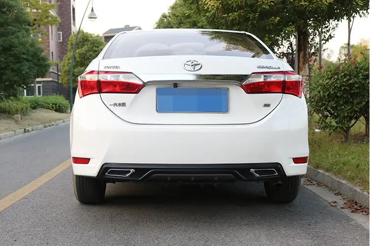 Для Toyota corolla задний спойлер бампер диффузор протектор Подходит 2014 2015 2016 2017 Боди