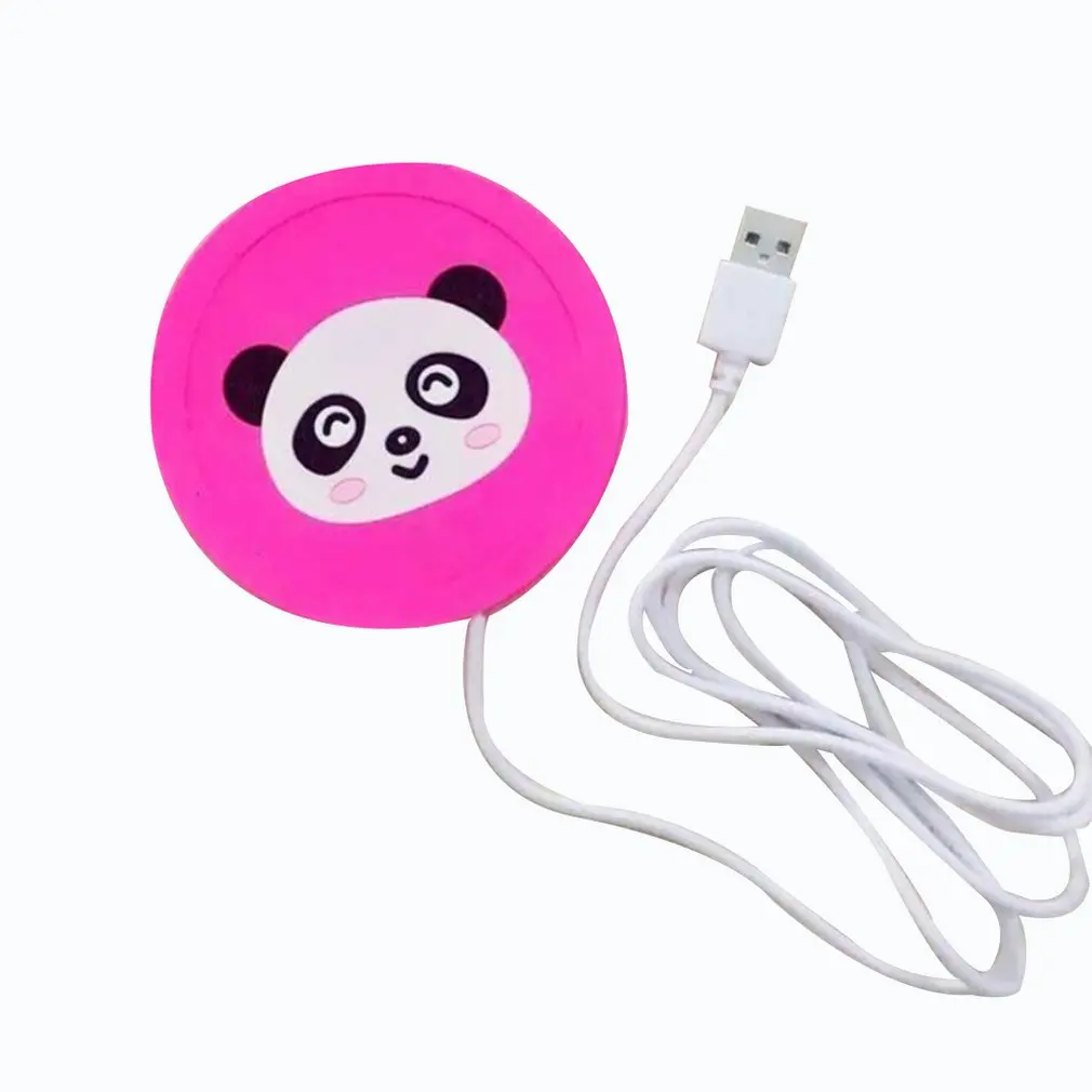 Мультяшная чашка для чая, кофе, кружка, коврик, грелка, USB питание, нагревательная чашка, коврик, подставка для напитков