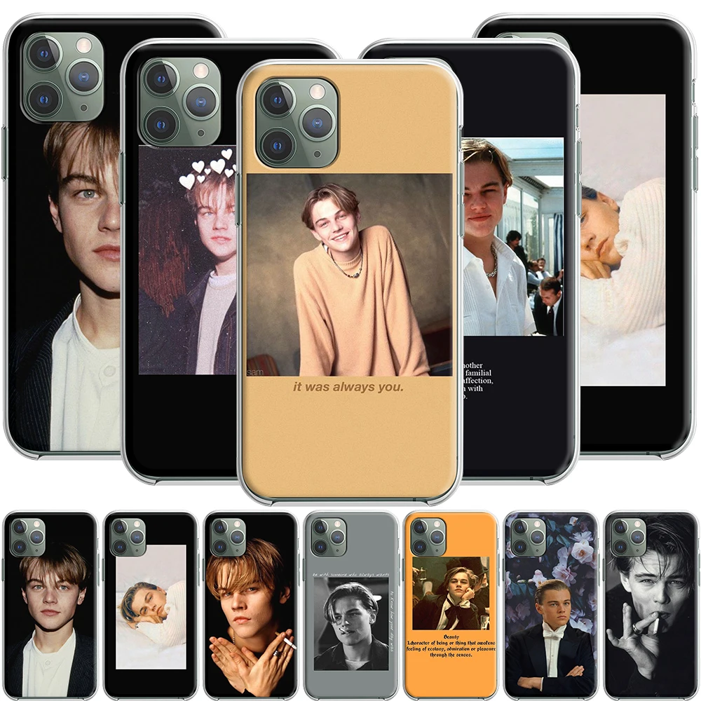 Leonardo DiCaprio Arte lobo de Wall Street Funda de teléfono blanco se adapta iPhone