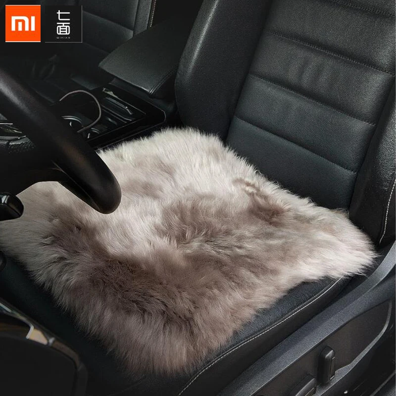 

Xiaomi Mijia Real Pure Wool Sheepskin Rug Carpet Chair Cover Wool Warm Hairy Carpets For Living Room Bedroom Office Car Mats