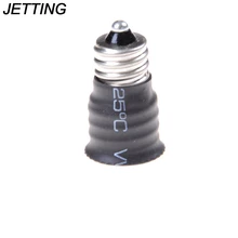 Струйное E12 для E14 лампа Конвертор гнездо преобразования светильник цоколь лампы переходника фиксирующего типа черный