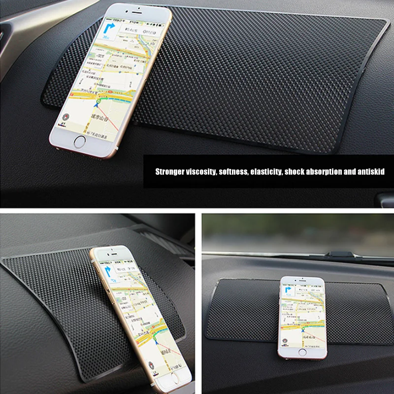 

Car Dashboard Sticky Non-Slip Sticky Pads Anti-Slip PVC Mat for Phone Sunglasses Holder Car Styling Interior Accessories