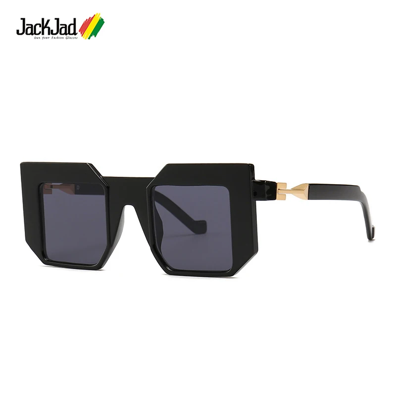 

JackJad 2021 Fashion Future Concept BL0010 Style Sunglasses Modern Vintage Flat Square Brand Design Sun Glasses Oculos De Sol