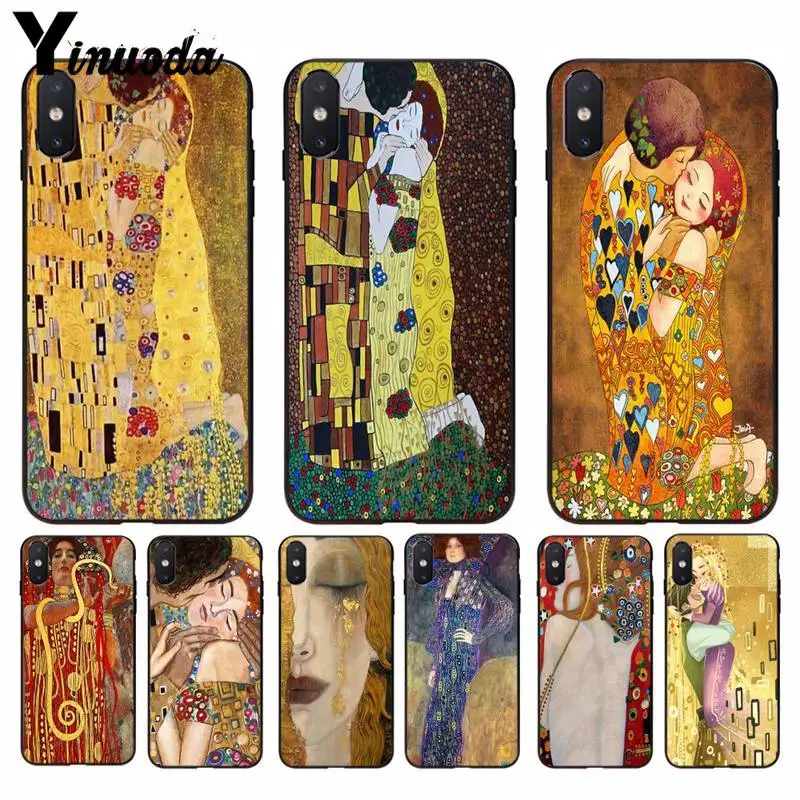 Чехол для телефона Yinuoda the kiss Gustav Klimt с рисунком iPhone 11 8 7 6 6S Plus X XS MAX 5 5S SE 2020 XR pro |