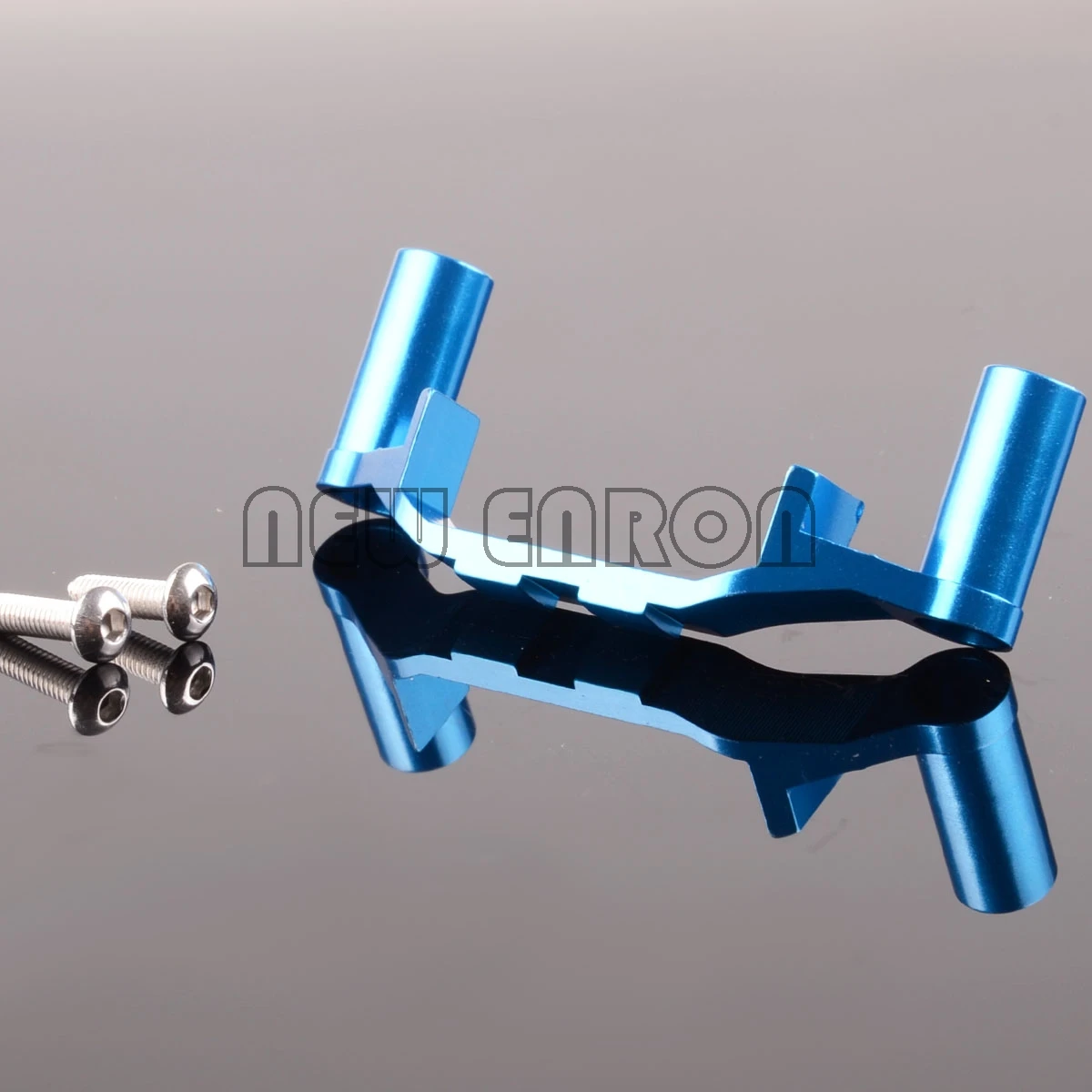 Kit Supporto Servosterzo In Lega Di Alluminio Blu Per Auto RC 1/10 - Compatibile Con Traxxas REVO 2.5, 3.3, E-REVO, EREVO 2.0 - 1 Pezzo