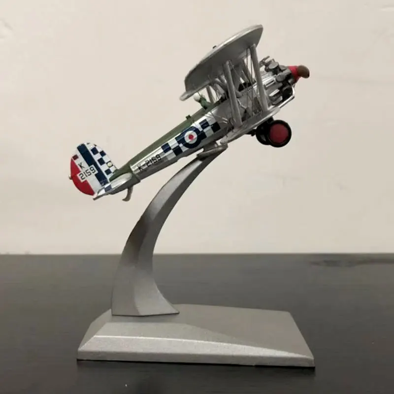 WLTK 1/72 масштаб военная модель игрушки Британский Бристол бульдог истребитель литой металлический самолет модель игрушки для сбора, подарок, дети
