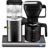 Coffee Machine DL-KF1068  Home Black Small Full semi-automatic Drip American Coffee Pot 10 Cup Capacity 1450W Coffee Machine 1