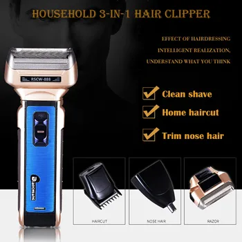 

Smart Home Electric Three-in-one Hair Clipper Nose hair trimmer for men trimer eyebrow Clipper Beard Beauty Set