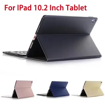

Bluetooth Keyboard Leather Smart Case Stand 7th Generation Wireless Keyboard Case Cover For IPad 10.2 Inch Computer Peripherals