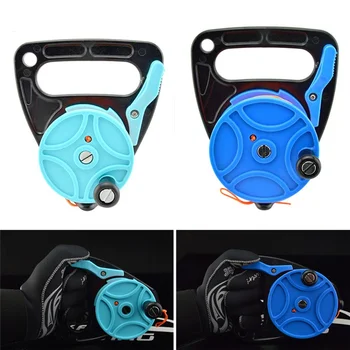 

150/272FT Diving Reel Spool Finger Line Retractable Reels With Handle Stopper For Snorkeling Underwater Water Sports Gear 2un