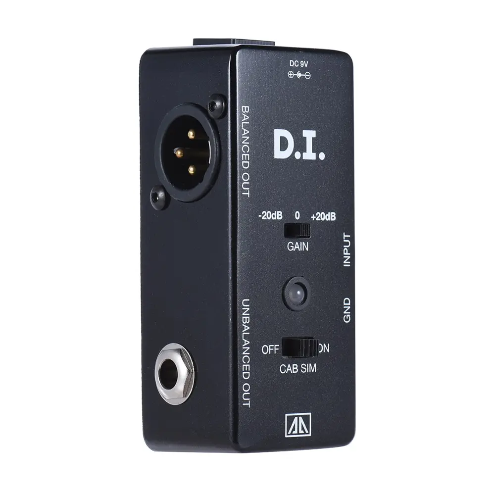 AROMA AMX-5 Cabinet Simulator DI Box Guitar Effect Pedal Transfers Guitar/Bass Signal Directly to Audio System Aluminum Alloy
AROMA AMX-5 Cabinet Simulator DI Box Guitar Effect Pedal Transfers Guitar/Bass Signal Directly to Audio System Aluminum Alloy