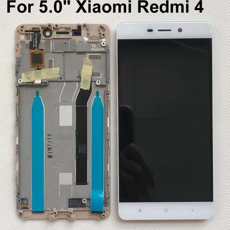 100% Новый оригинальный для Xiaomi Redmi 4 Стандартный 2 Гб ОЗУ 16 ПЗУ ЖК экран дисплей +