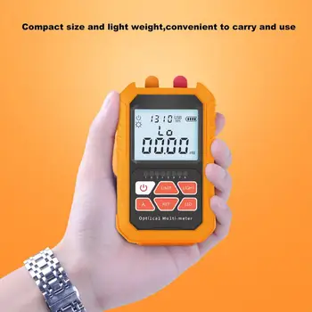 

3 in 1 Visual Fault Locator Network Fiber Optic Cable Tester 5km Red Light Laser Pen LED Lighting Optical Power Meter