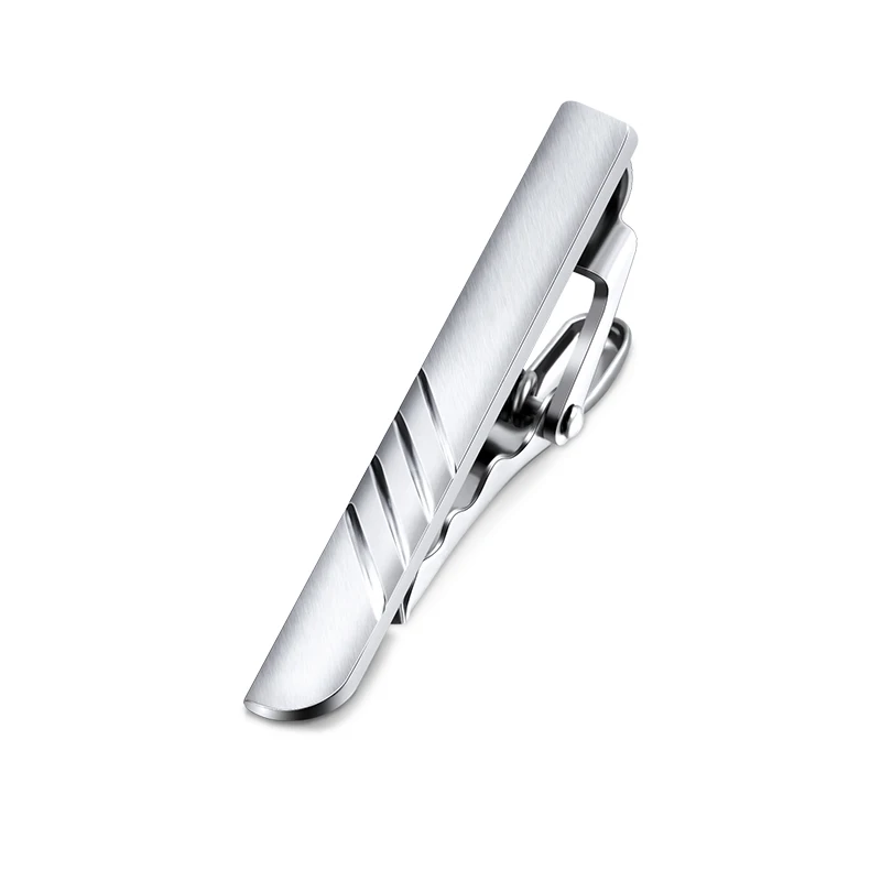 

Kaidvll Tie Clips Mens Business Tie Bars Good Price Fashion Tie Pins Silvery Color Tie Bars For Men