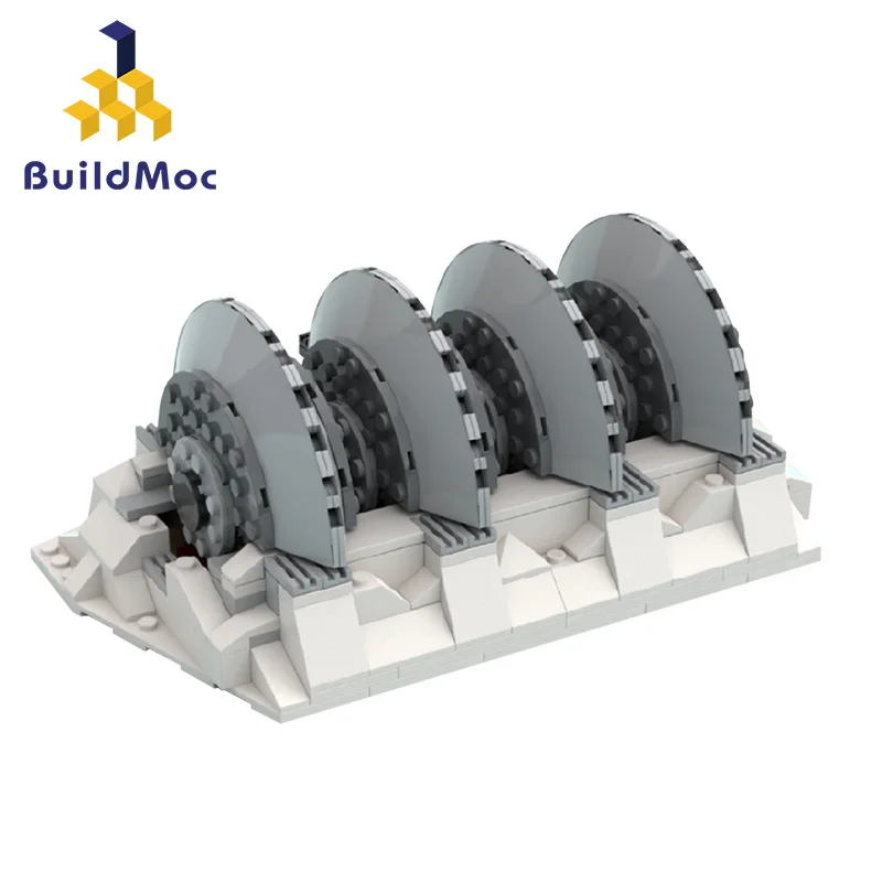 

Buildmoc Small Particle Building Block Moc-23845 HOS 4-Story Main Generator Ornament Assembly Boy's Birthday Gift Toy
